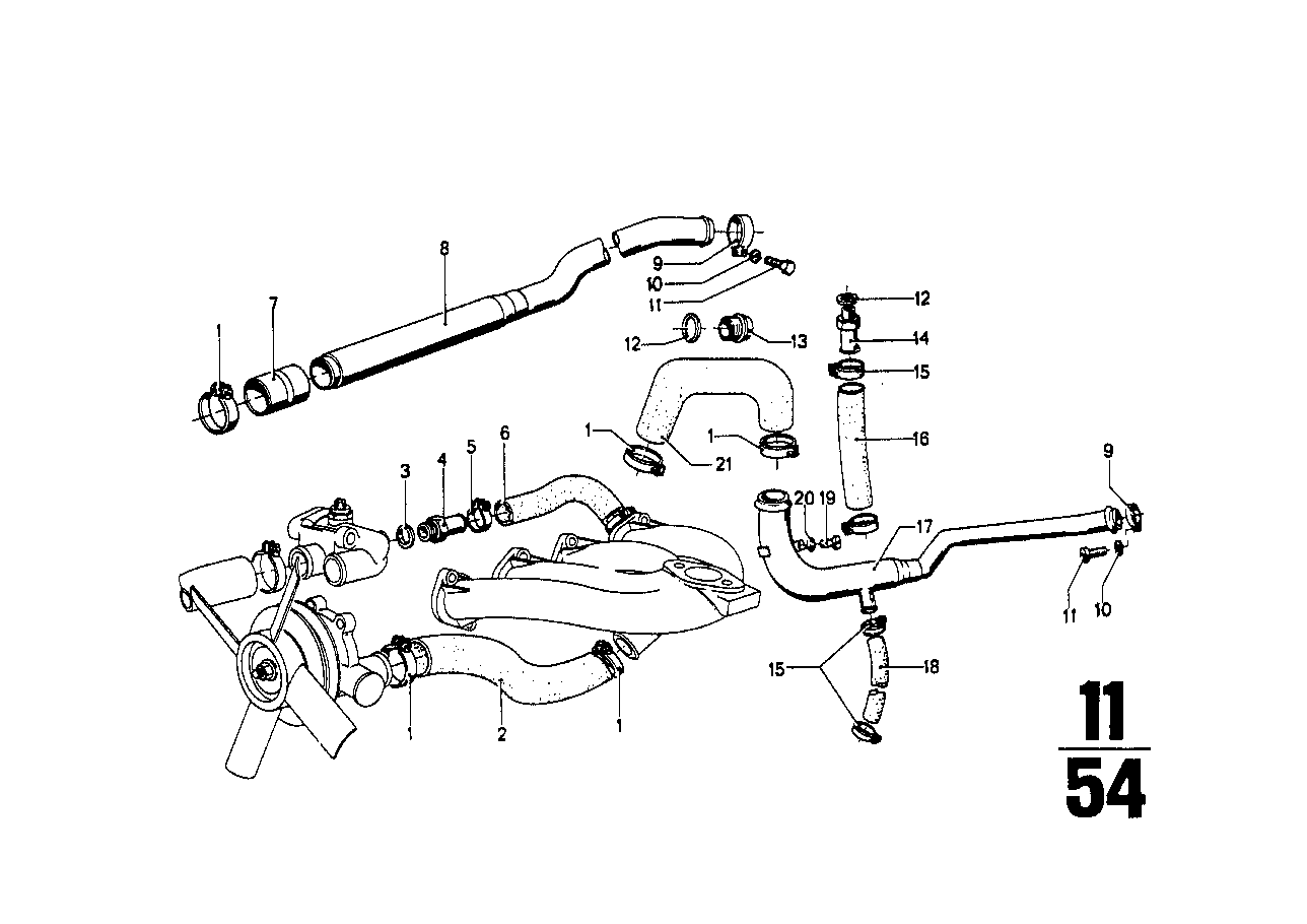BMW Sechskantschraube E30 E36 E12 E21 E23 E24 E28 E38 E65 0711991
