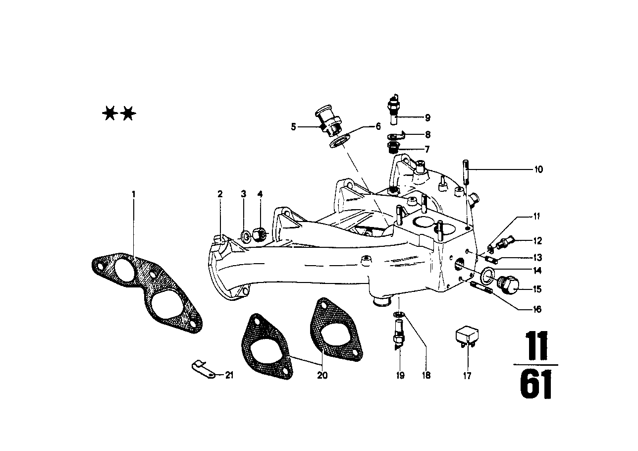 BMW Relais Wechsler signalviolett 61361388911