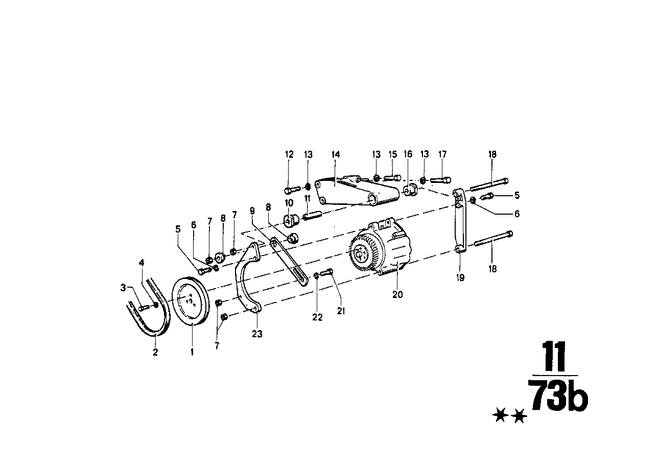 BMW Sechskantschraube E12 E21 E23 E24 E52 41117006311
