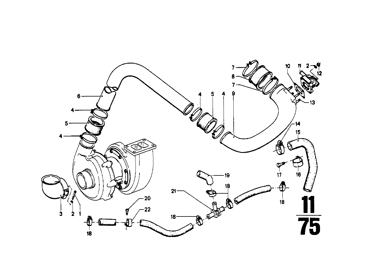 BMW Stiftschraube E30 E36 E12 E21 E23 E24 E28 E31 E32 E34 E38 E39