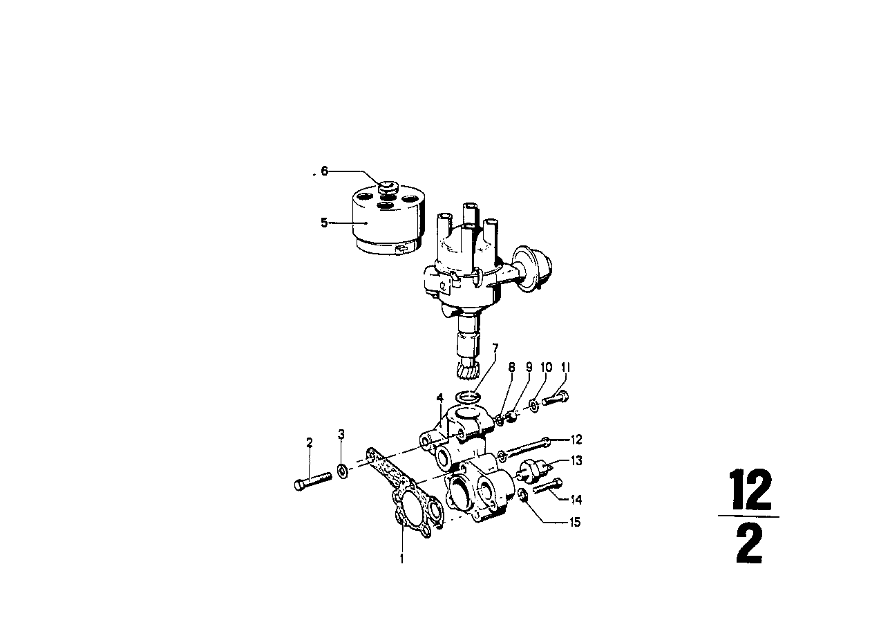 BMW Dichtung asbestfrei E12 E21 E28 E30 12111734032