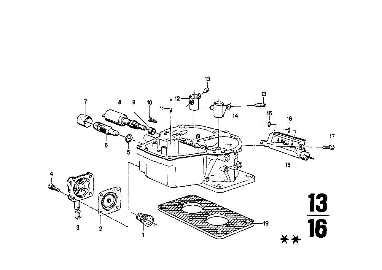 BMW Leerlaufabschaltventil E12 E21 13111261024 - 3er E21, 5er E12