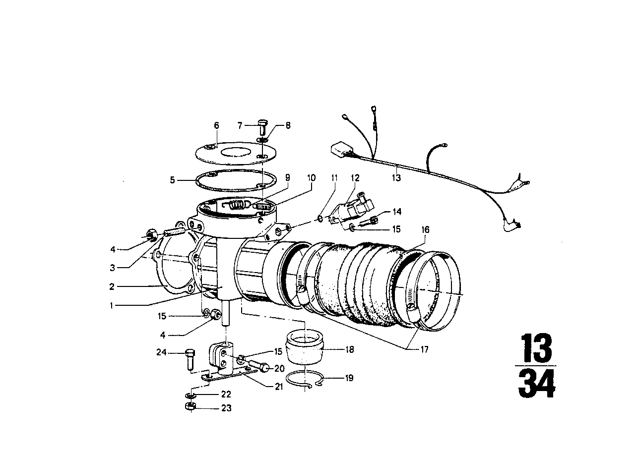 BMW Steckergehäuse E30 E12 E23 E24 E28 E31 E32 E34 E36 E38 125217