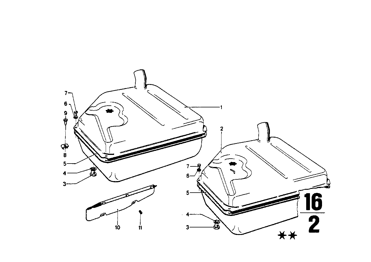 BMW Kraftstofftank 16111111567 - Bildposition 01