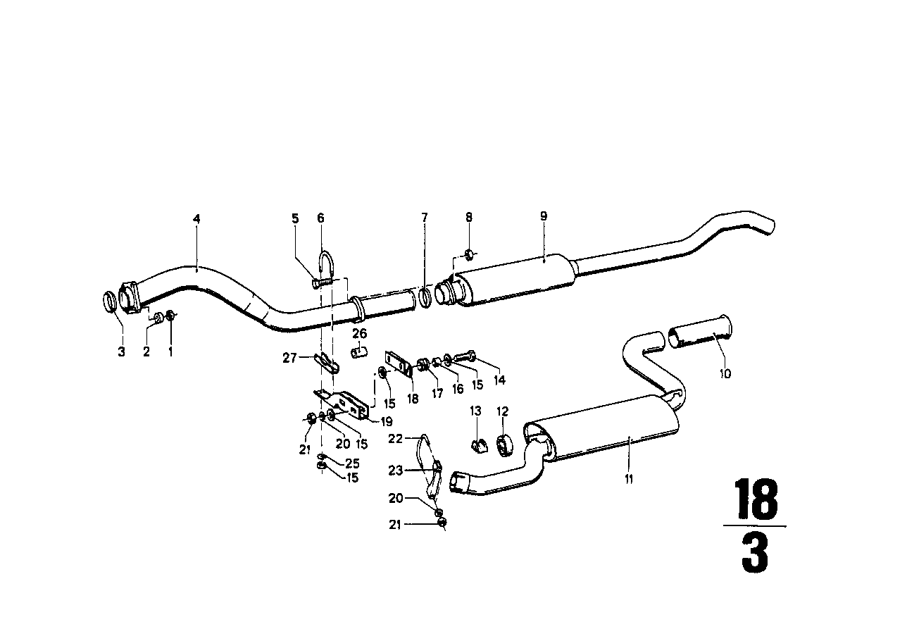 BMW Unterlegscheibe E12 E21 E28 E30 E31 E32 E34 18214690192