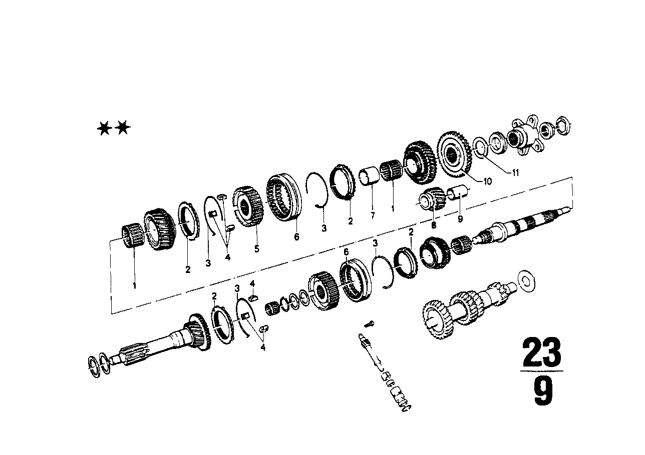BMW Nadelkäfig E30 E12 E21 E23 E24 E28 E34 23221204605