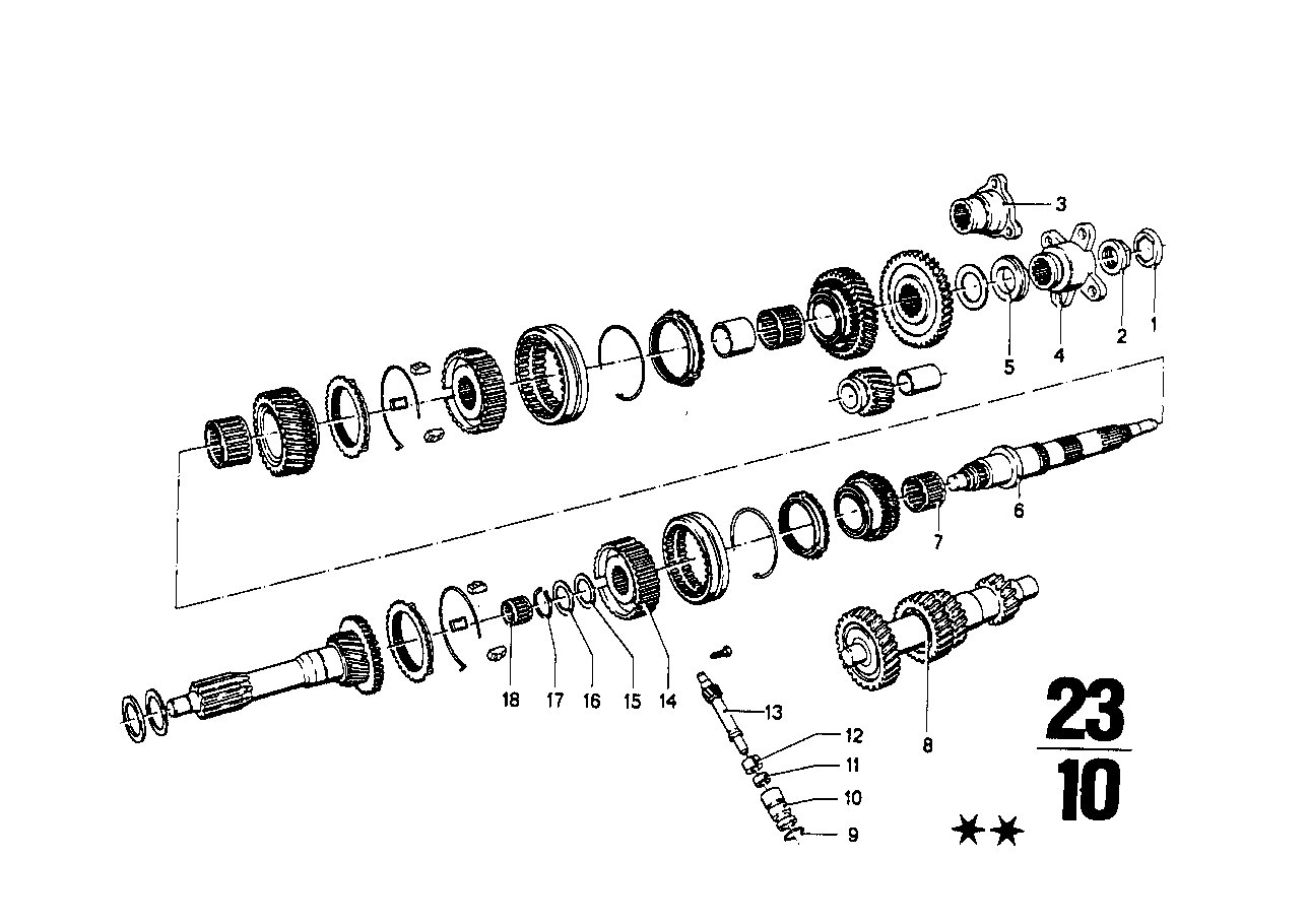 BMW Wellendichtring E12 E21 E23 E24 E28 E30 23121490192