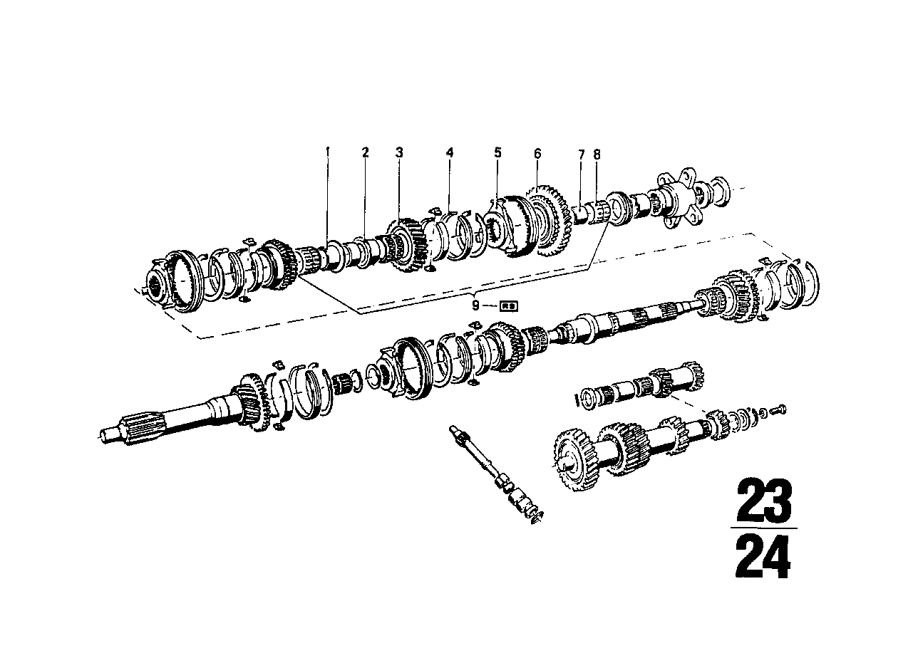 BMW Synchronring E12 23231200777