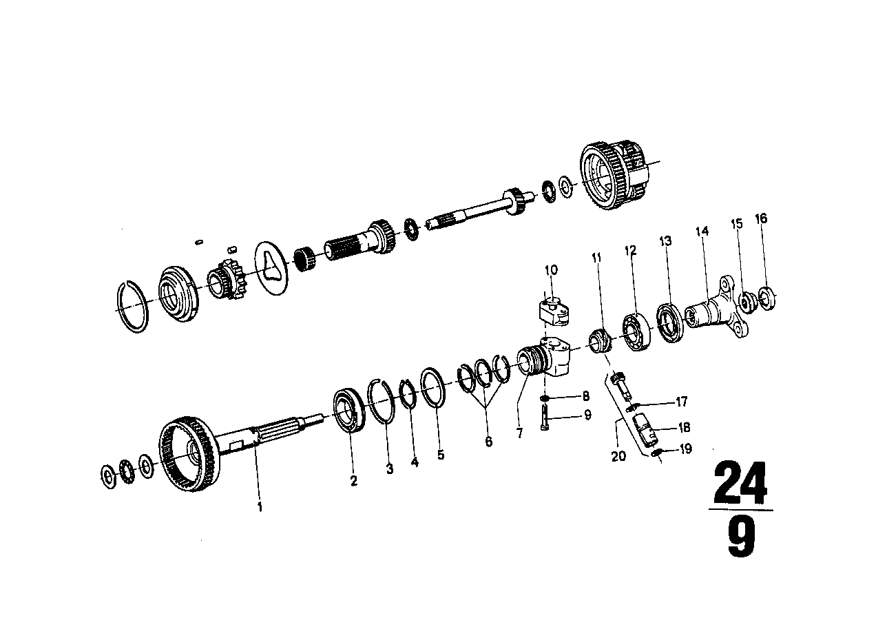 BMW Bundmutter E12 E21 E23 E24 E28 E30 E31 E32 E34 23221201331