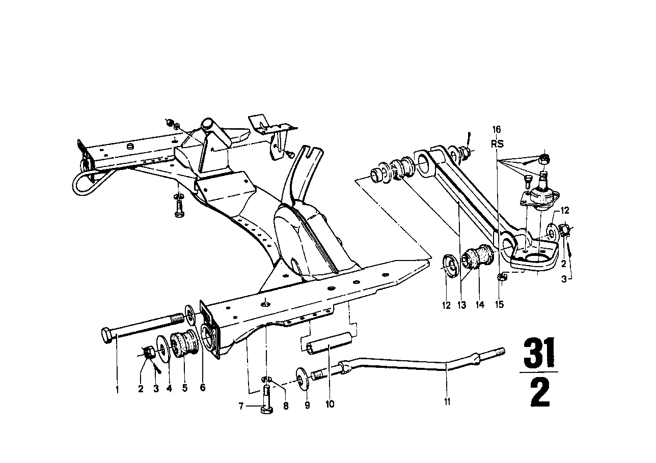 BMW Unterlegscheibe 31122614158