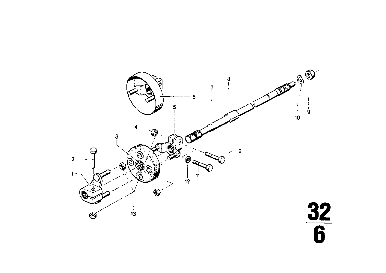 BMW Federscheibe E36 E12 E21 E23 E24 E34 07119932147