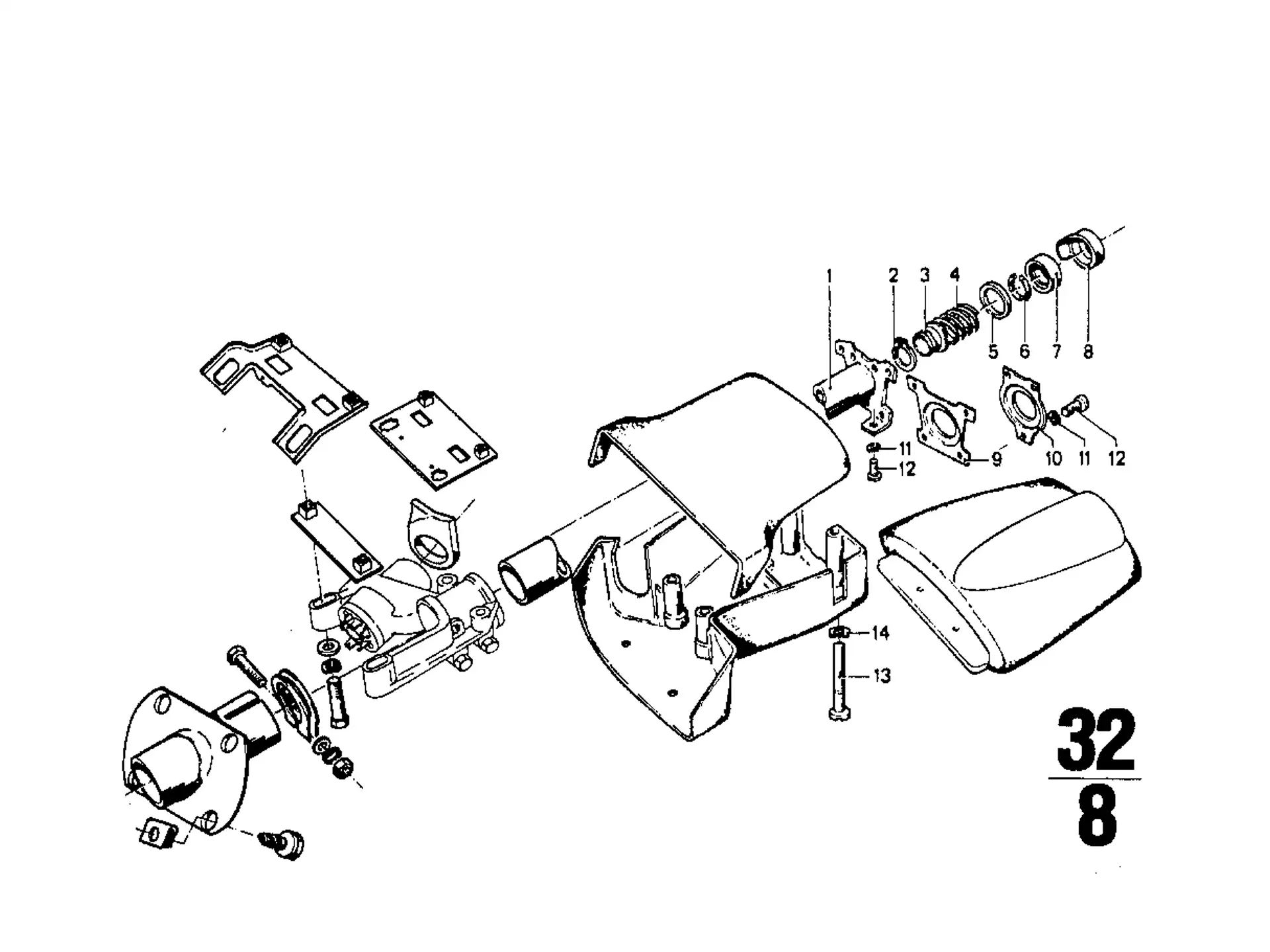 BMW Sprengring E12 E21 E23 E24 E28 E30 E32 E34 32312083712