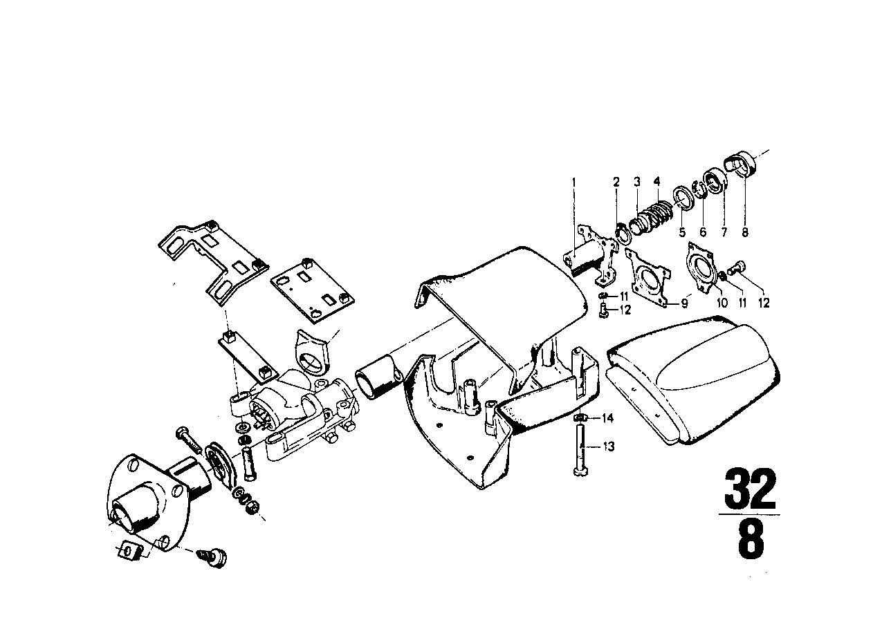 BMW Unterlegscheibe E12 E21 E23 E24 E28 E30 E32 E34 32311159247 -