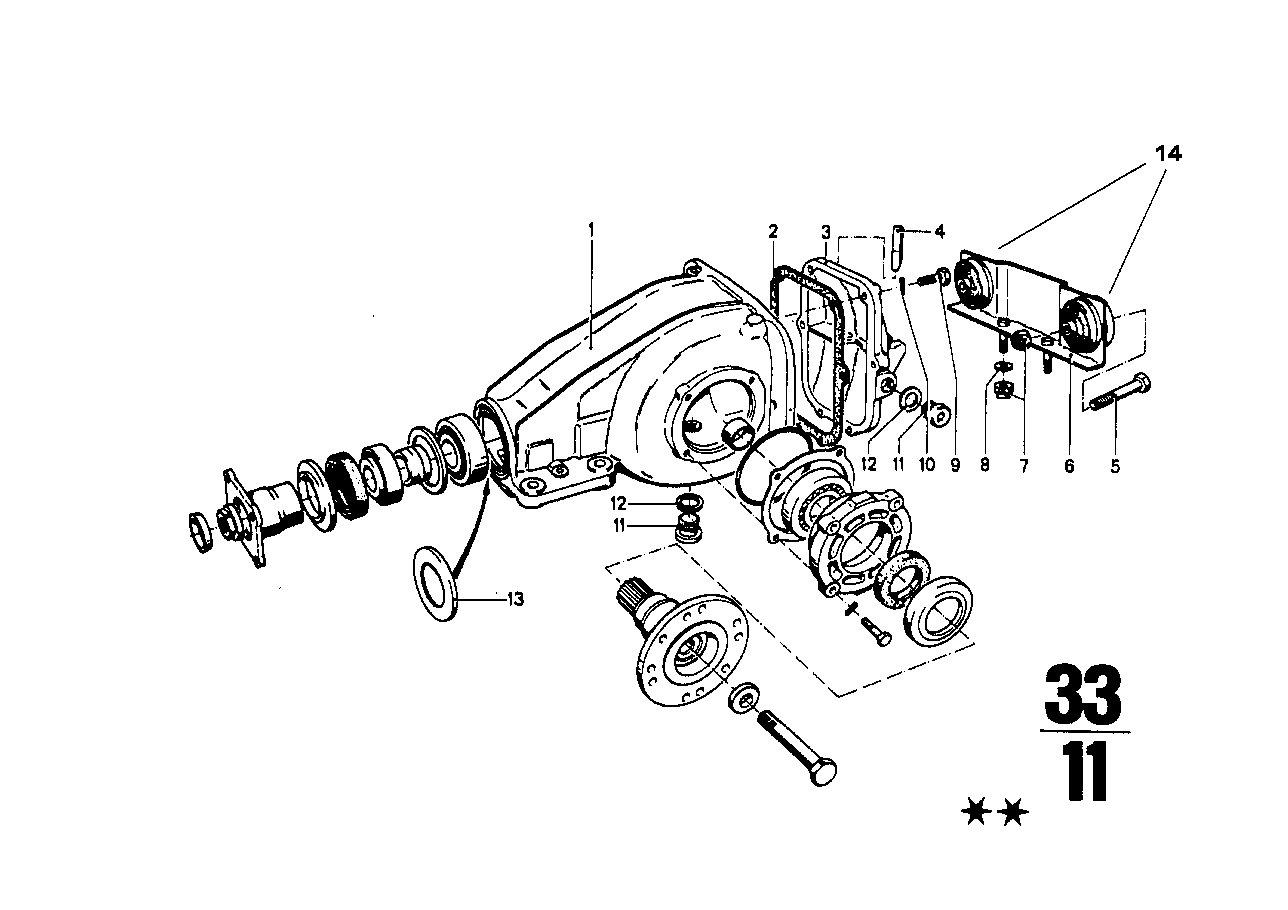 BMW Getriebedeckel 33111204102 - Bildposition 03