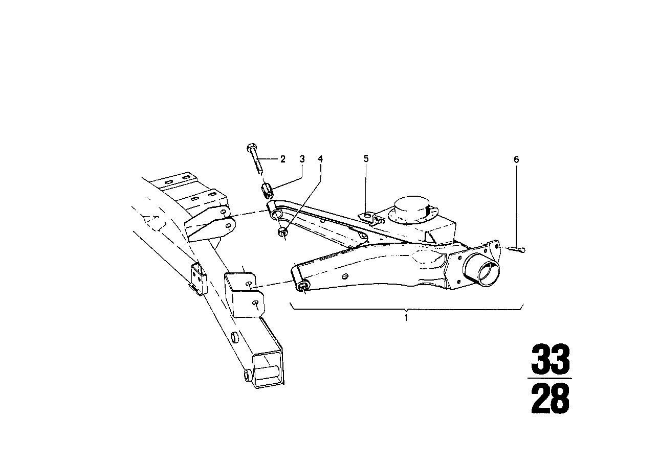 BMW Längslenker links 33321114113