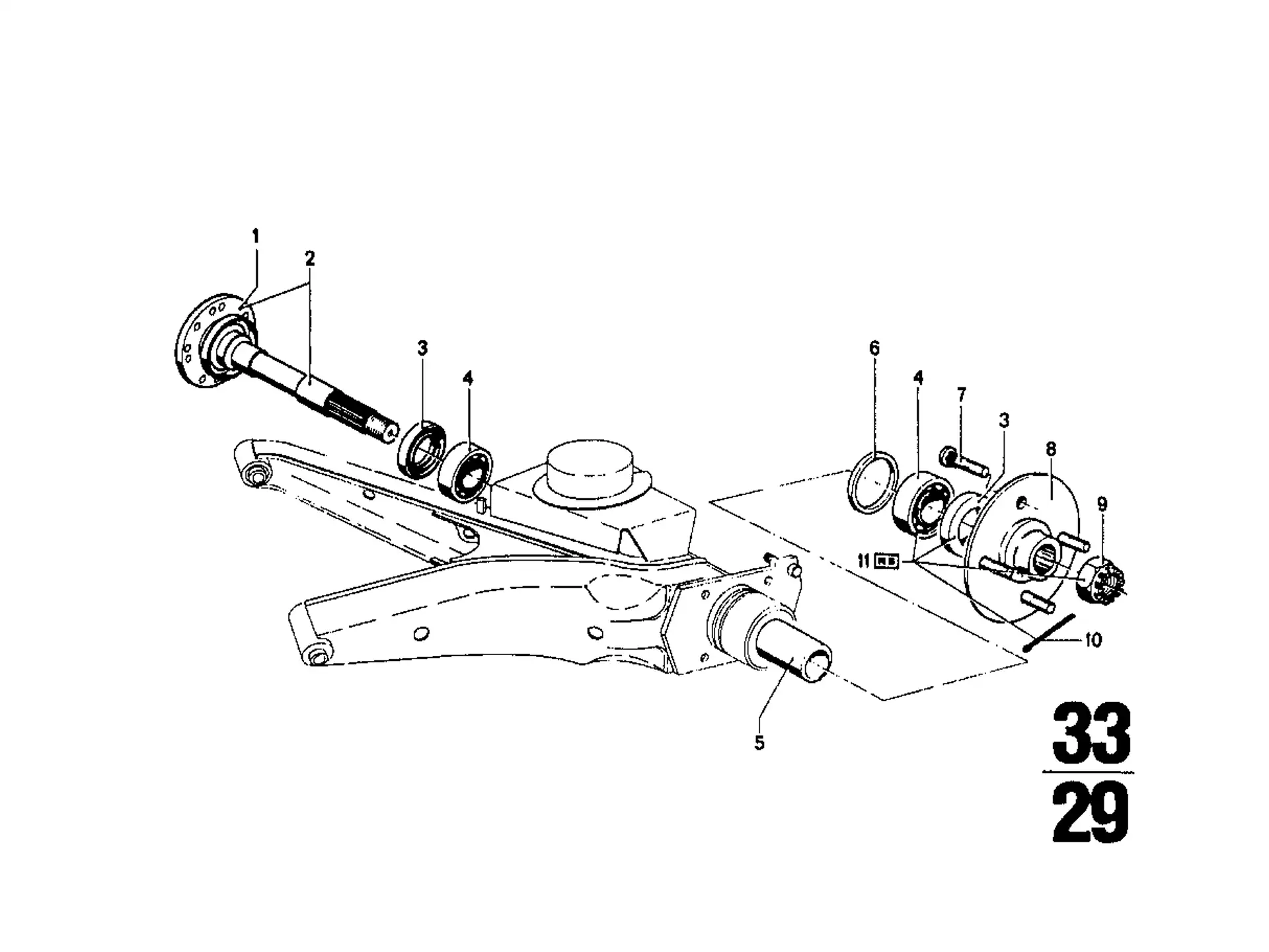 BMW Rillenkugellager E21 33411119994