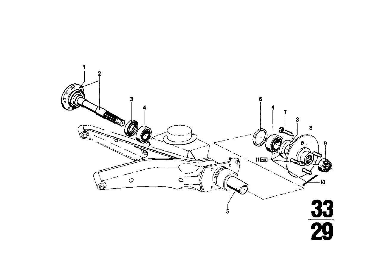 BMW Rillenkugellager E21 33411119994