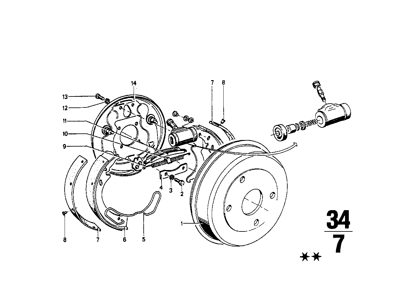 BMW Zugfeder E12 E21 34213660186 - Bildposition 05