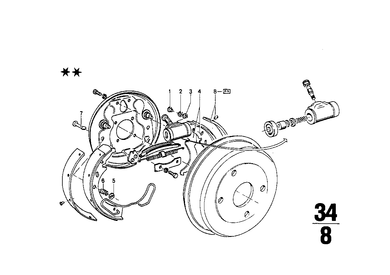 BMW Federscheibe E12 E21 R22 34211117860 - Bildposition 02