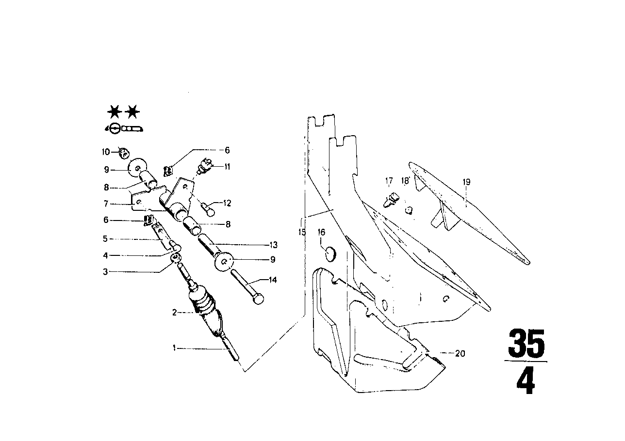 BMW Dämpfungsbelag 35114440140
