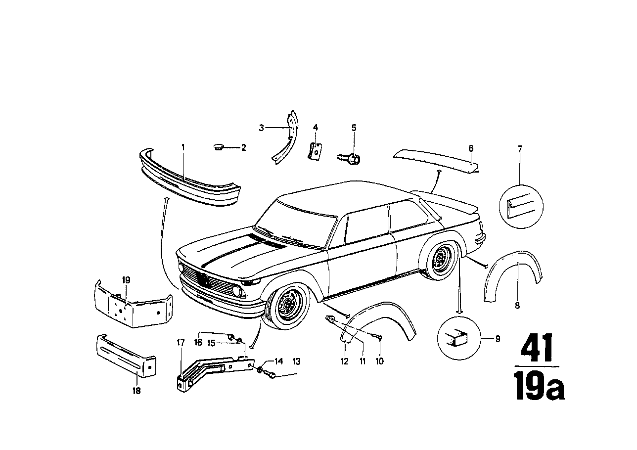 BMW Dichtung E12 E21 E23 E30 51711825972 - 3er E21, Z1 E30, 5er E