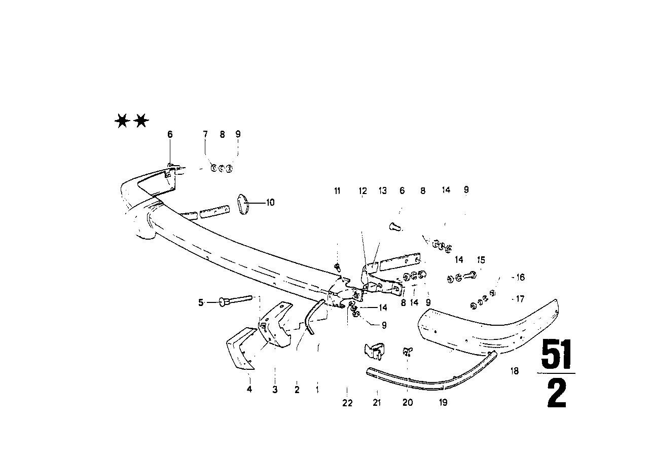 BMW Bügel links 51111815493