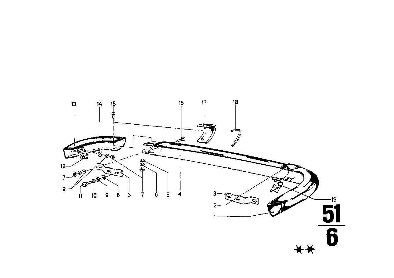 BMW Vierkantschraube E12 E21 E24 E28 51121804528 - 3er, 5er, 6er