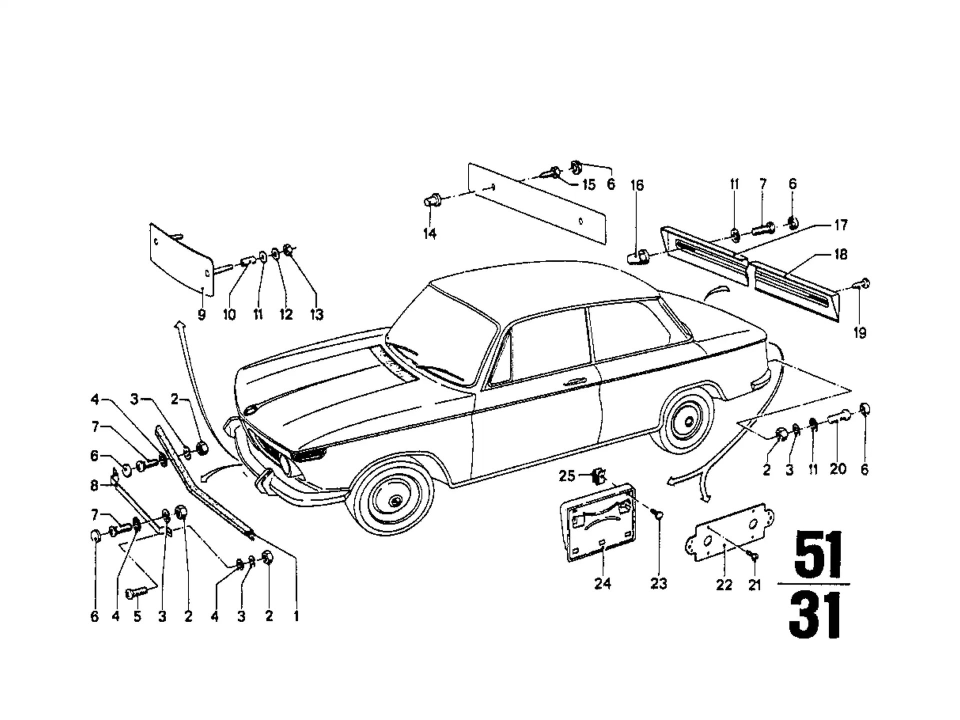 BMW Einsteckmutter E12 E21 E23 E24 E28 E30 E32 E34 E36 E39 K02 K03 K08 K09 K21 K22 K23 K26 K28 K32 K33 K34 K42 K44 K46 K47 K48 K49 K50 K51 K52 K53 K54 K61 K67 K69 K70 K71 K72 K73 K75 K80 K81 K82 K83 K84 R28 51181852299