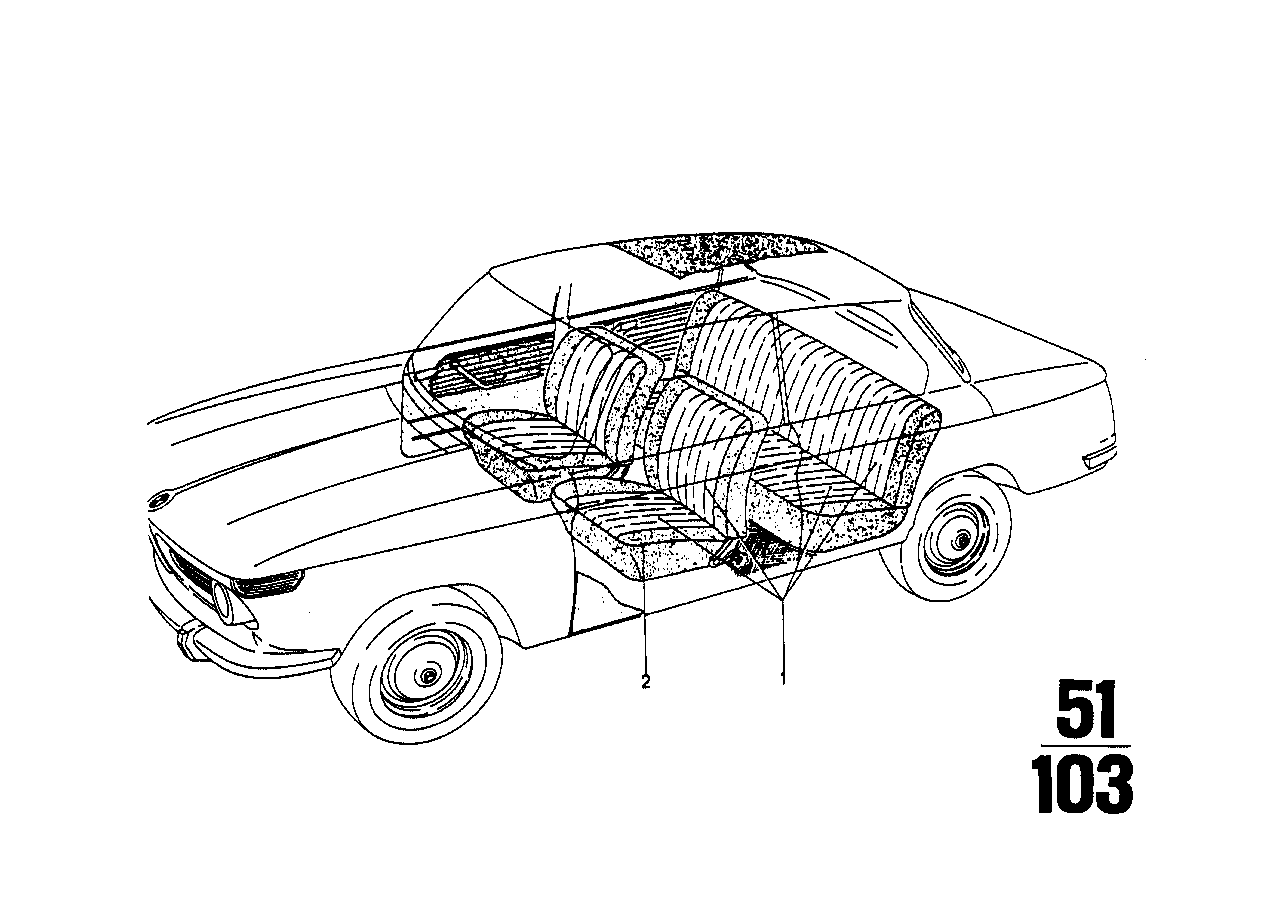 BMW Polsterstoff E12 E23 E24 51921822085