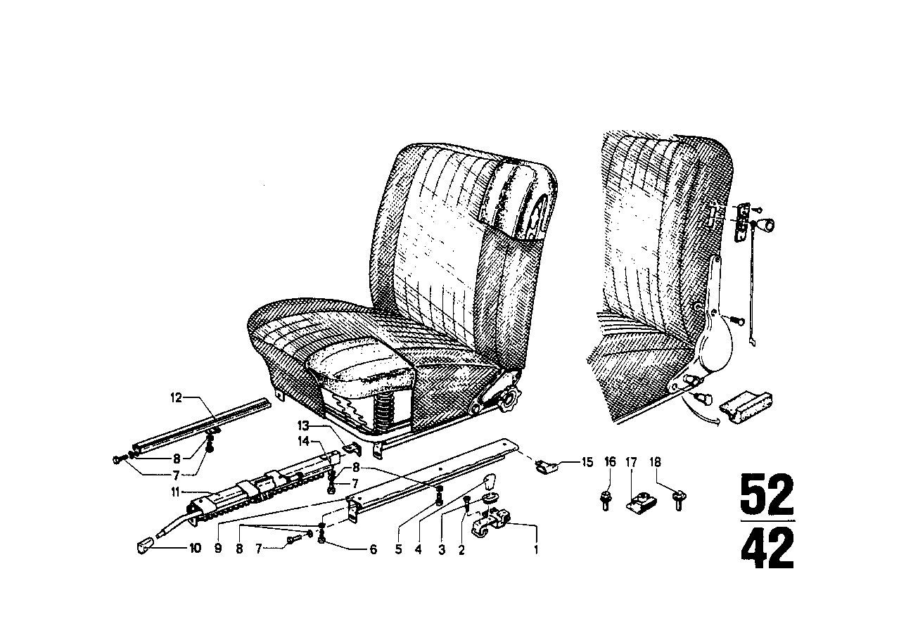 BMW Senkschraube A10 A61 E12 E21 E23 E24 E28 E30 E34 52101817063