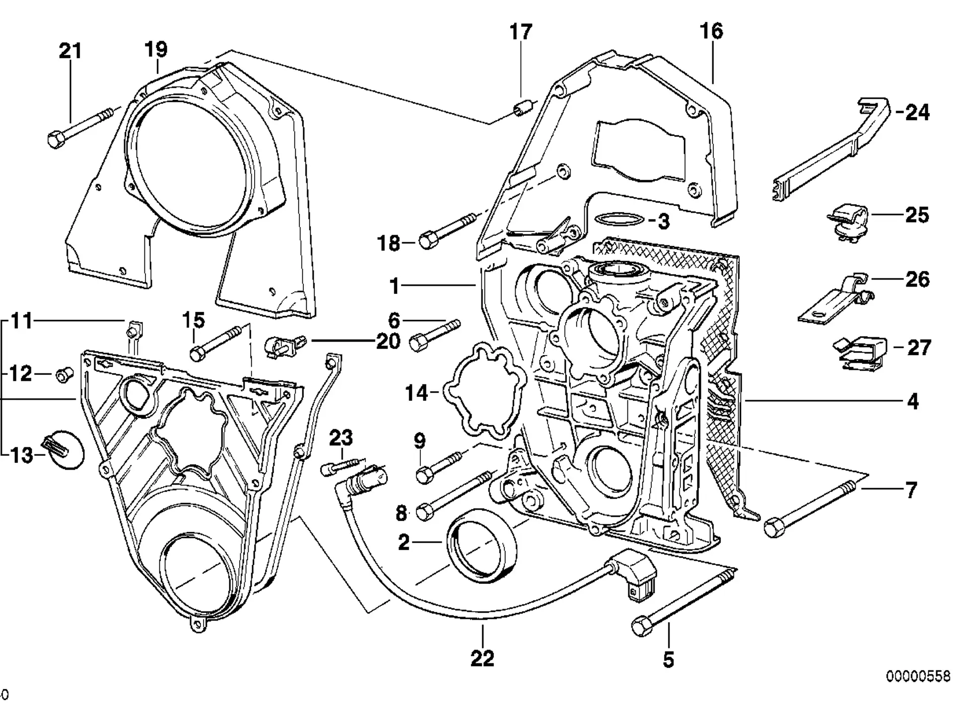 BMW Wellendichtring E30 E34 E36 11141714619