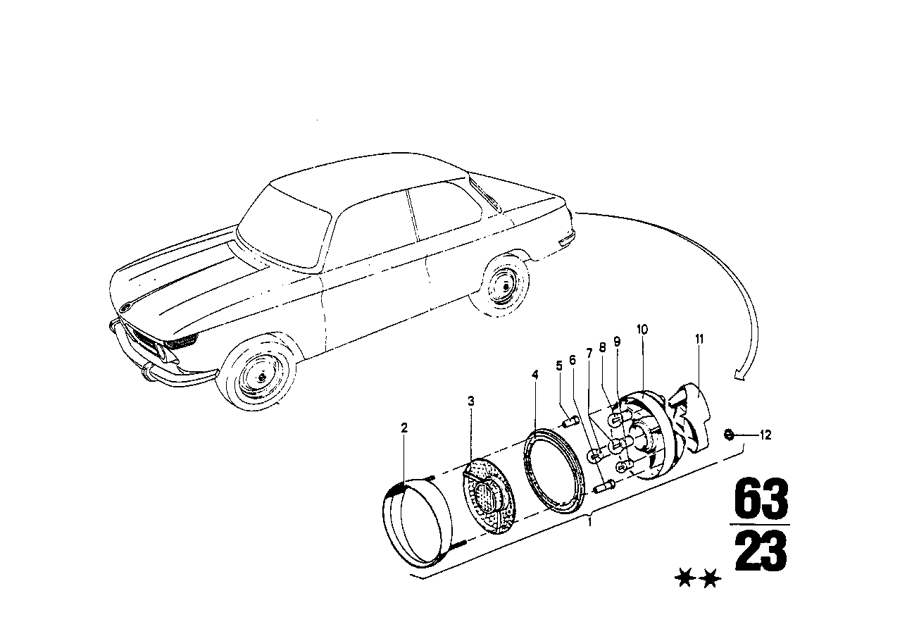 BMW Chromring 63211353317 - Bildposition 02