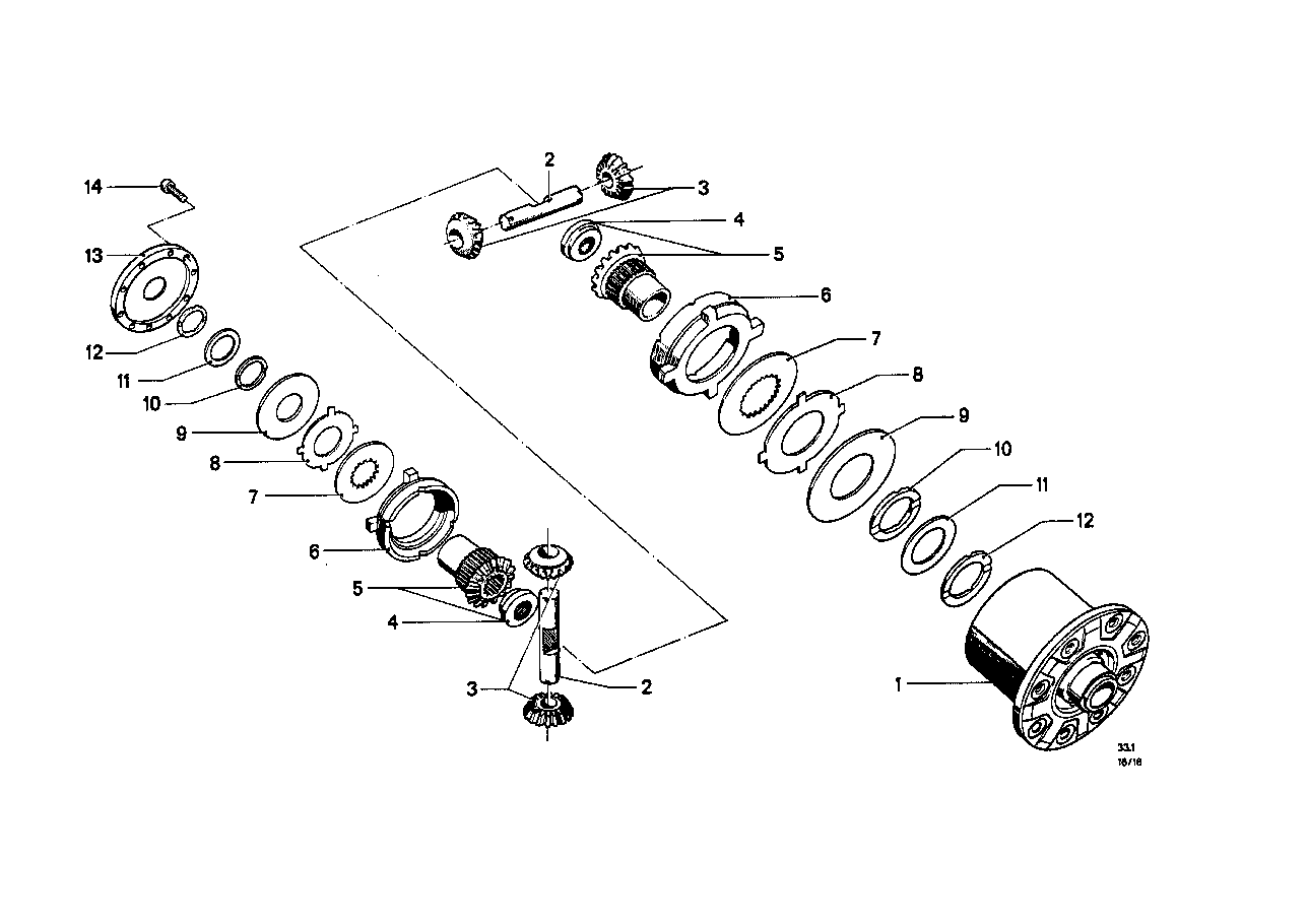 BMW Zylinderschraube E36 E12 E23 E24 33147740005