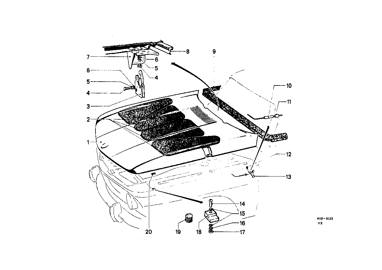 BMW Seilzug 51231800579