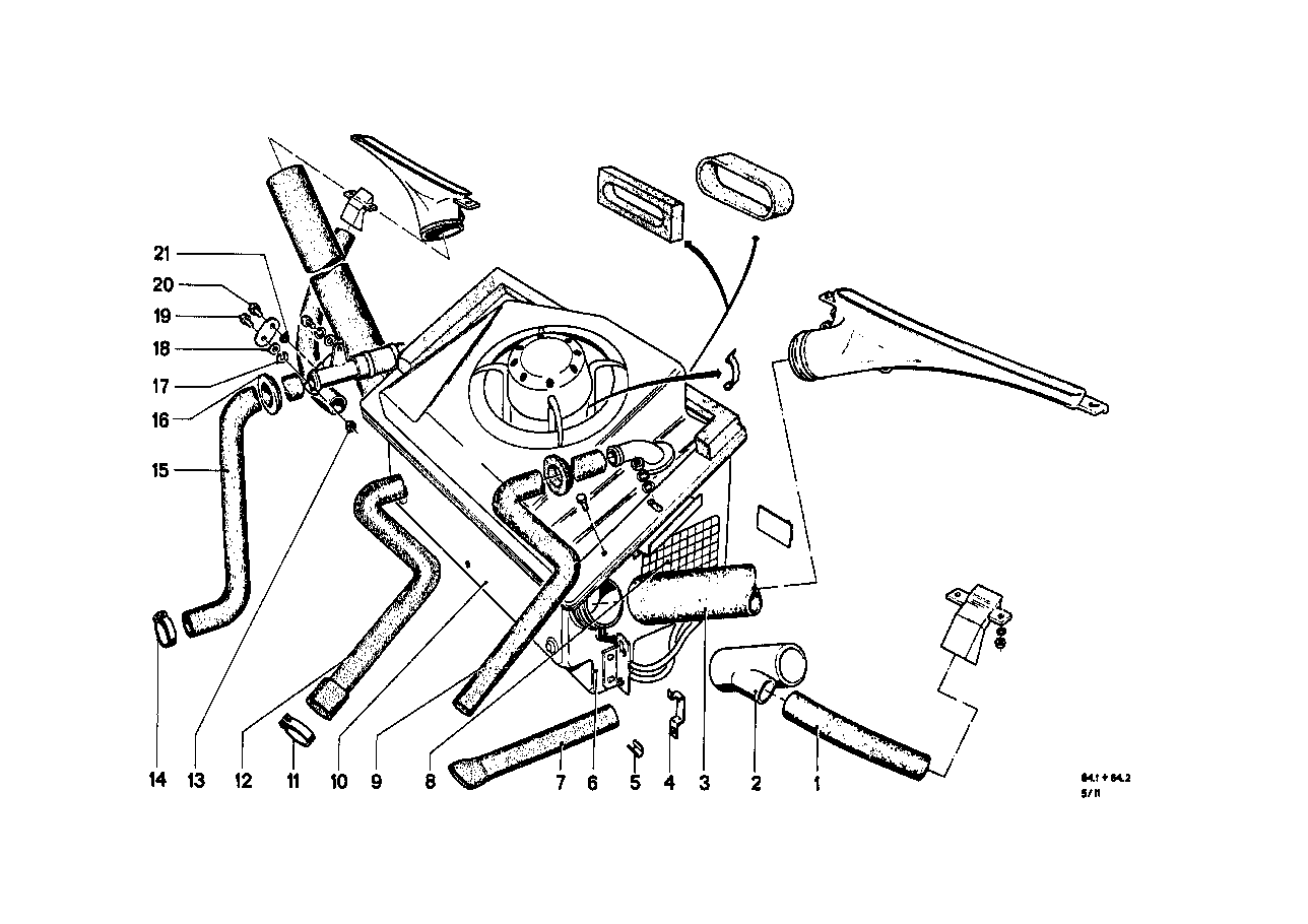 BMW Schlauch Rücklauf 64214774131 - Bildposition 09