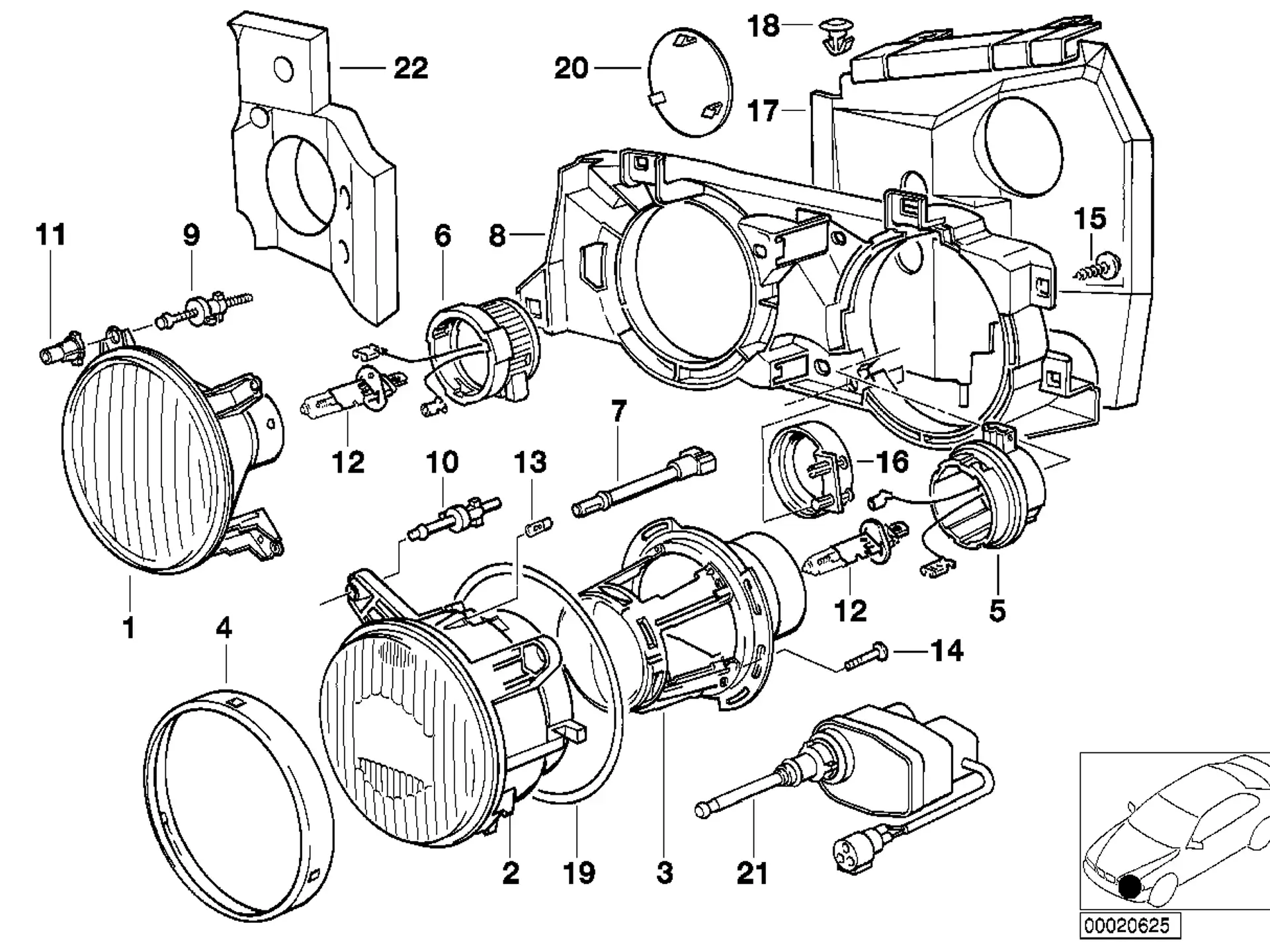 BMW Einstellschraube E32 E34 63121378368
