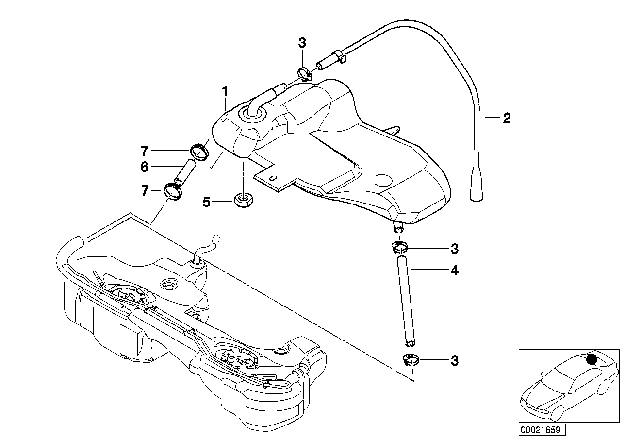BMW Schlauchschelle E31 E32 E34 E36 E39 E46 E65 E66 F06 F10 F12 F