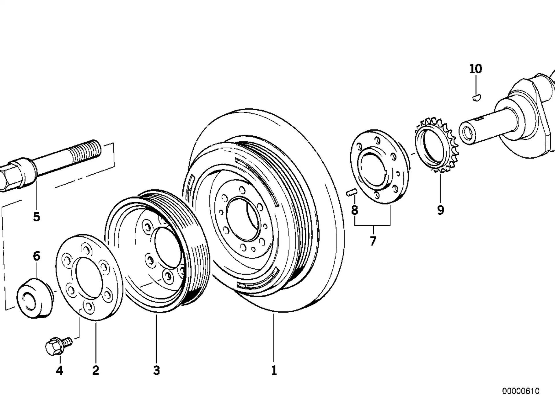BMW Sechskantschraube E34 E36 E38 E39 11232248269