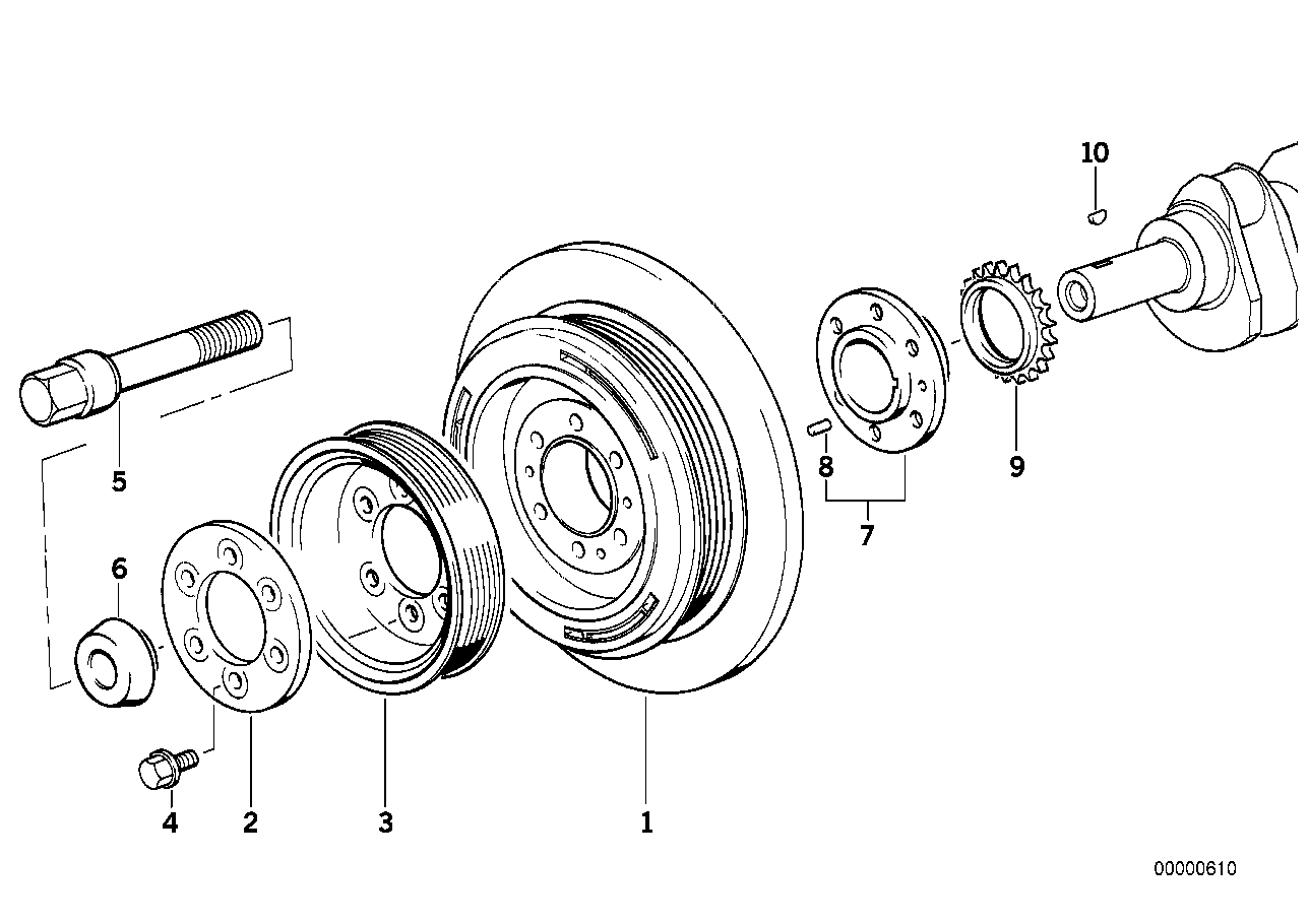 BMW Sechskantschraube E34 E36 E38 E39 11232248269