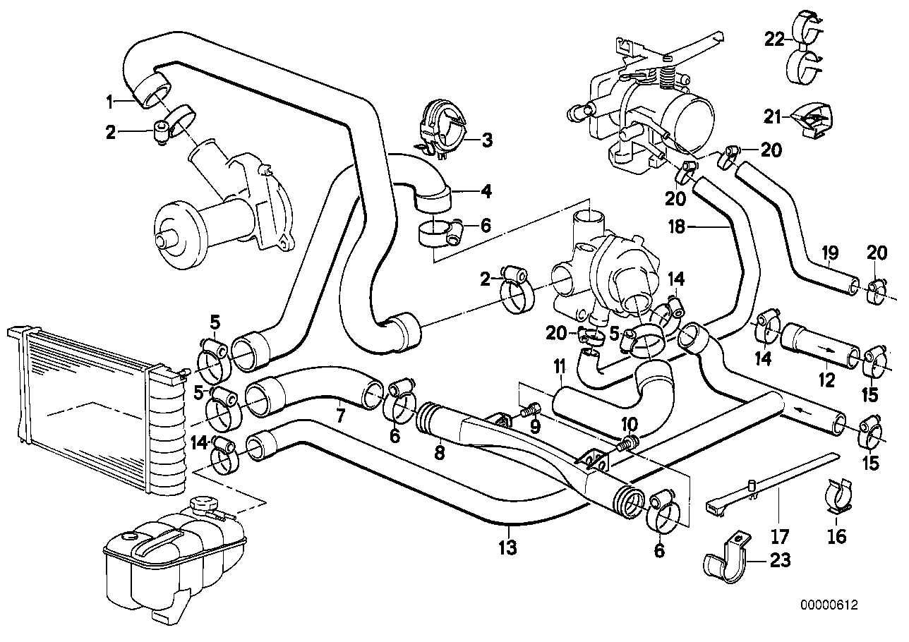 BMW Kabelhalter E30 E31 E32 E34 E36 E38 E39 61131378529 - Z1, Z3,