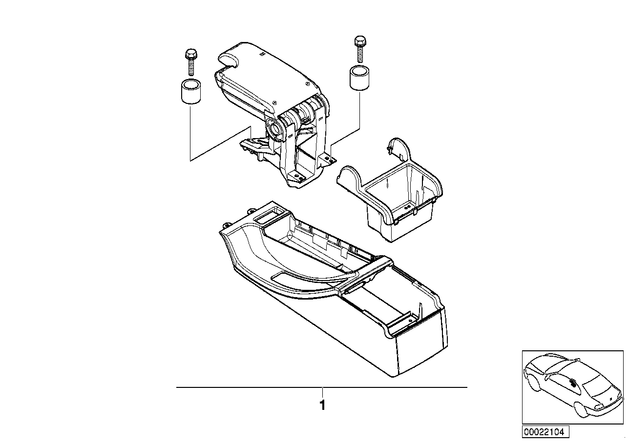 BMW Halter Basisantenne E46 84136912160
