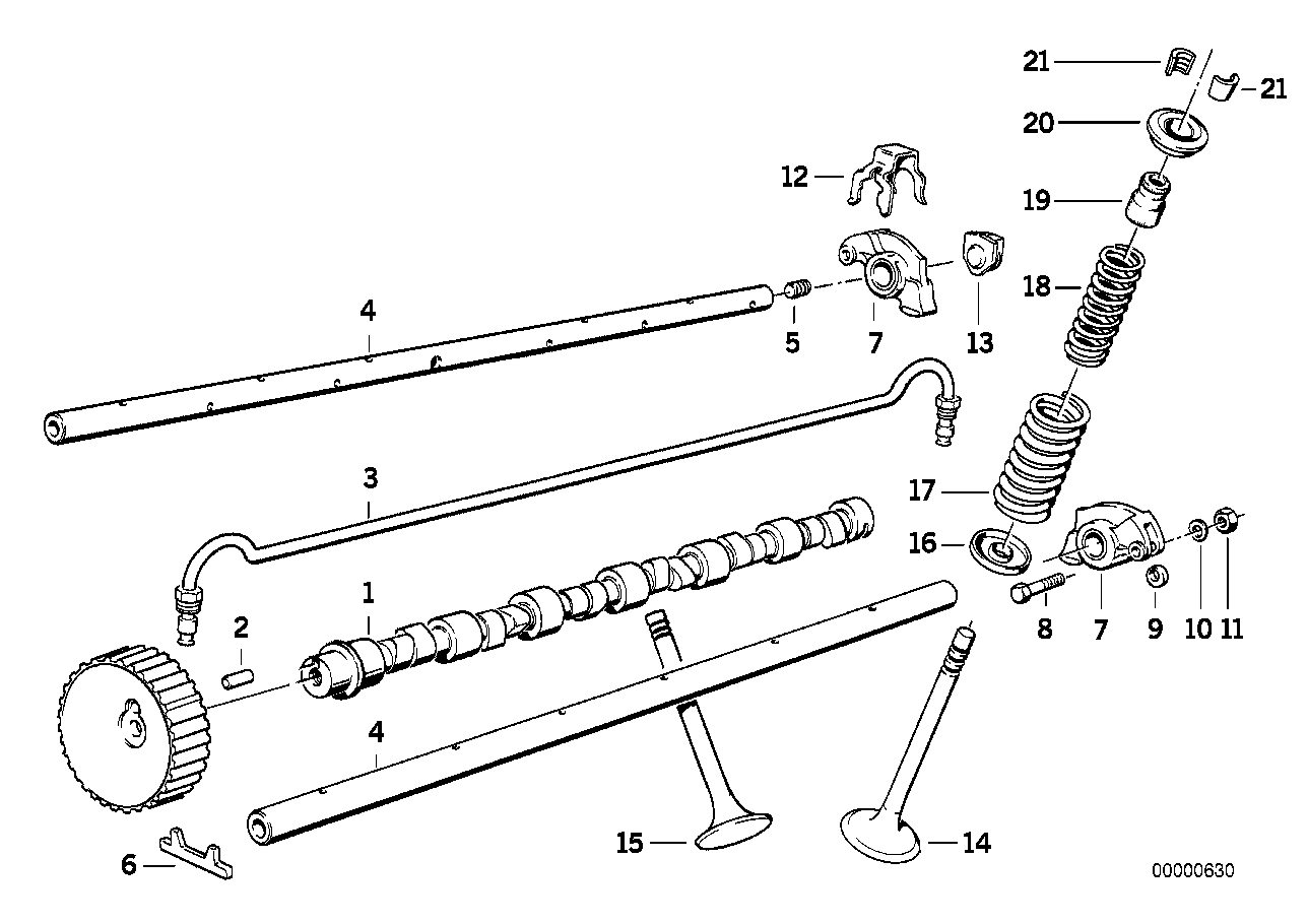 BMW Klammer E12 E21 E28 E30 E34 11331280933 - Bildposition 12