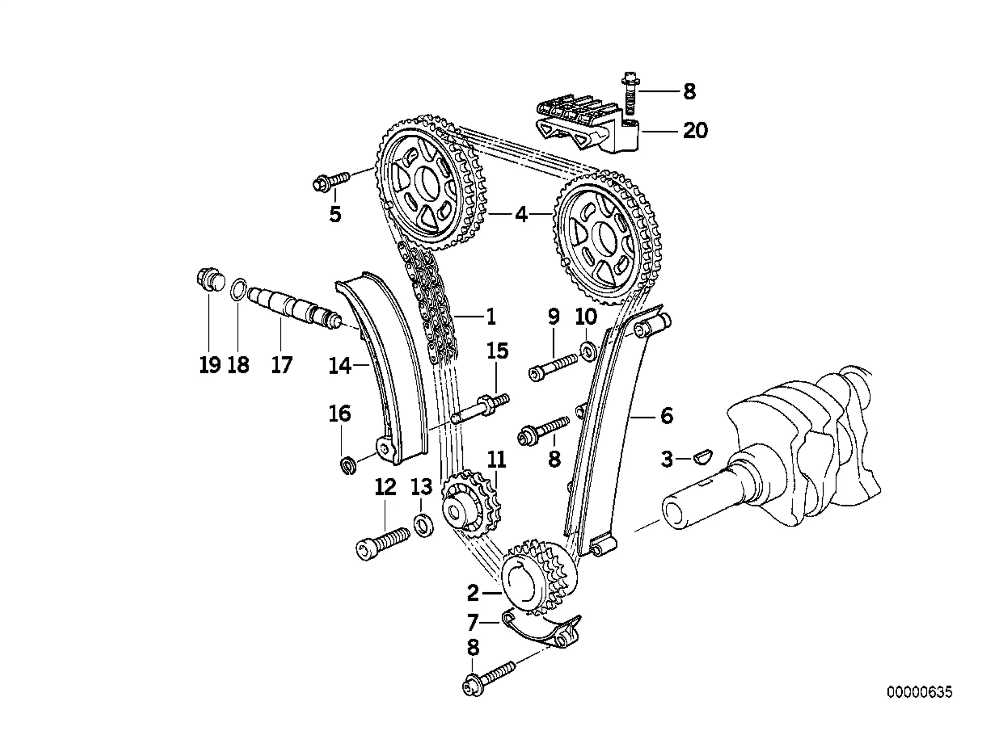 BMW Führung E30 E36 11311721419