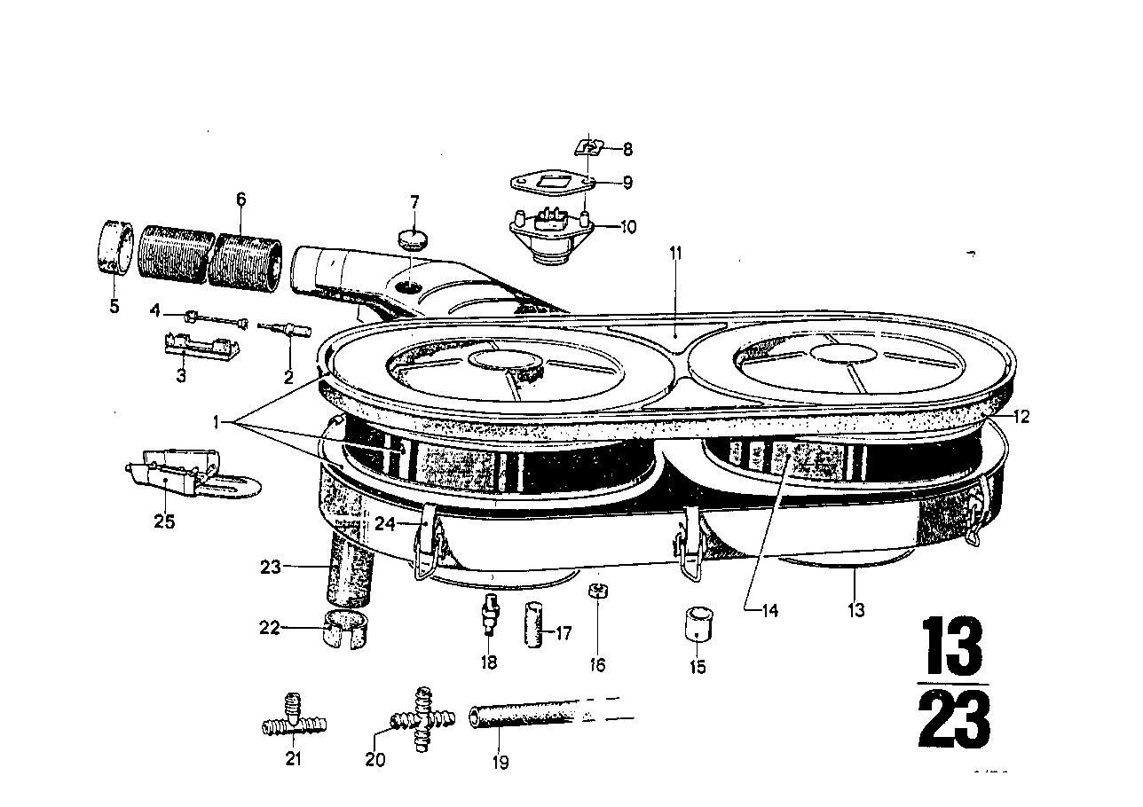 BMW O-Ring E12 E21 E23 E24 13711284260 - Bildposition 13