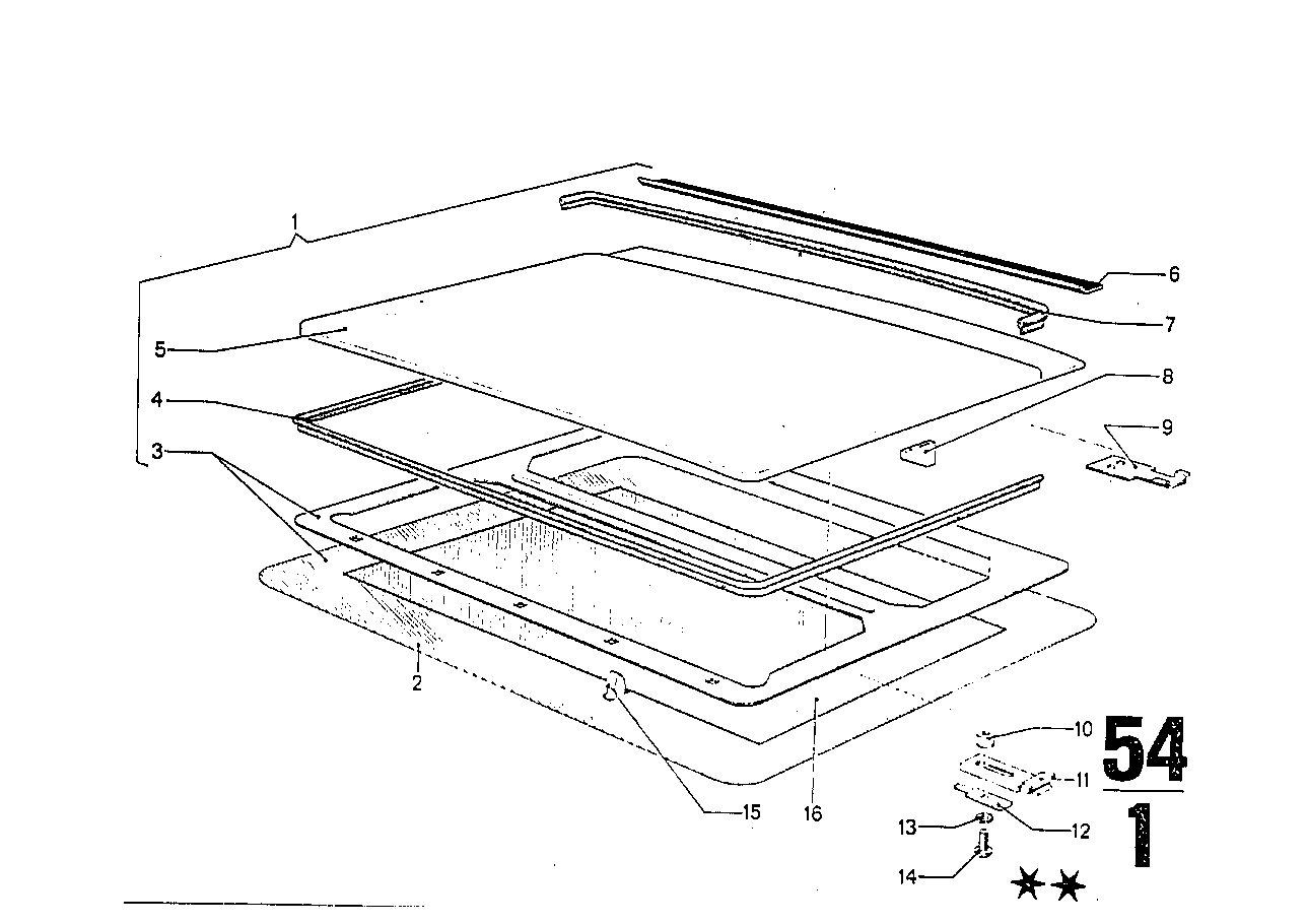 BMW Klammer 54129634116 - Bildposition 15