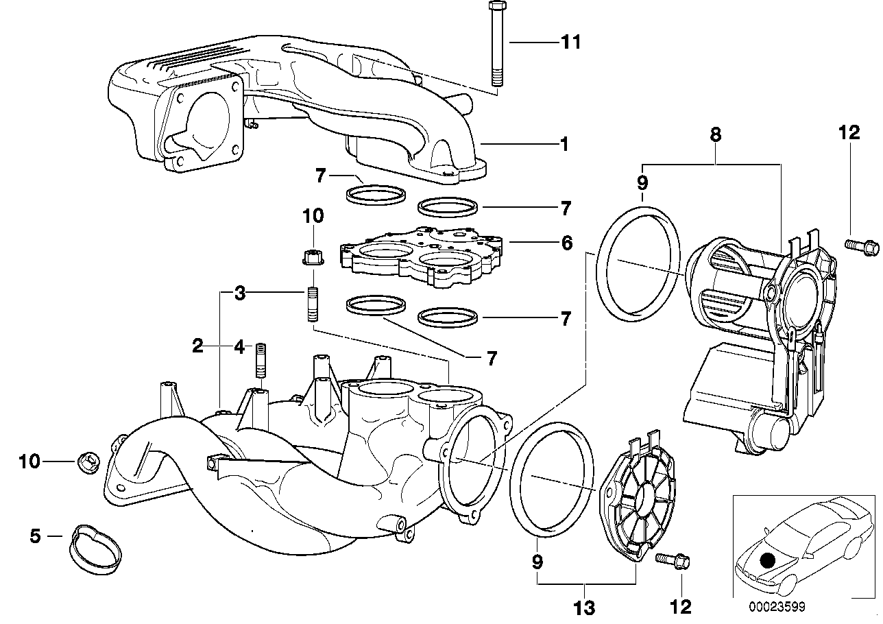 BMW Schraube E36 E46 11611709223 - Bildposition 12