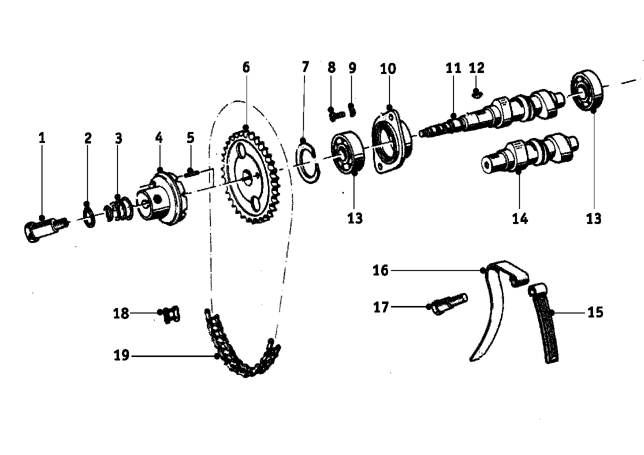 BMW Scheibenfeder R50 R60 R75 R24 R25 R26 R27 07119951414