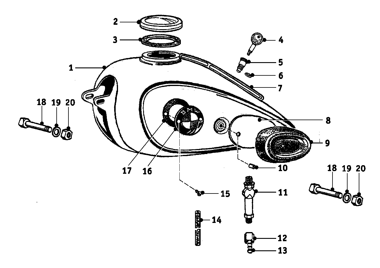 BMW Plakette R24 R25 51140042716
