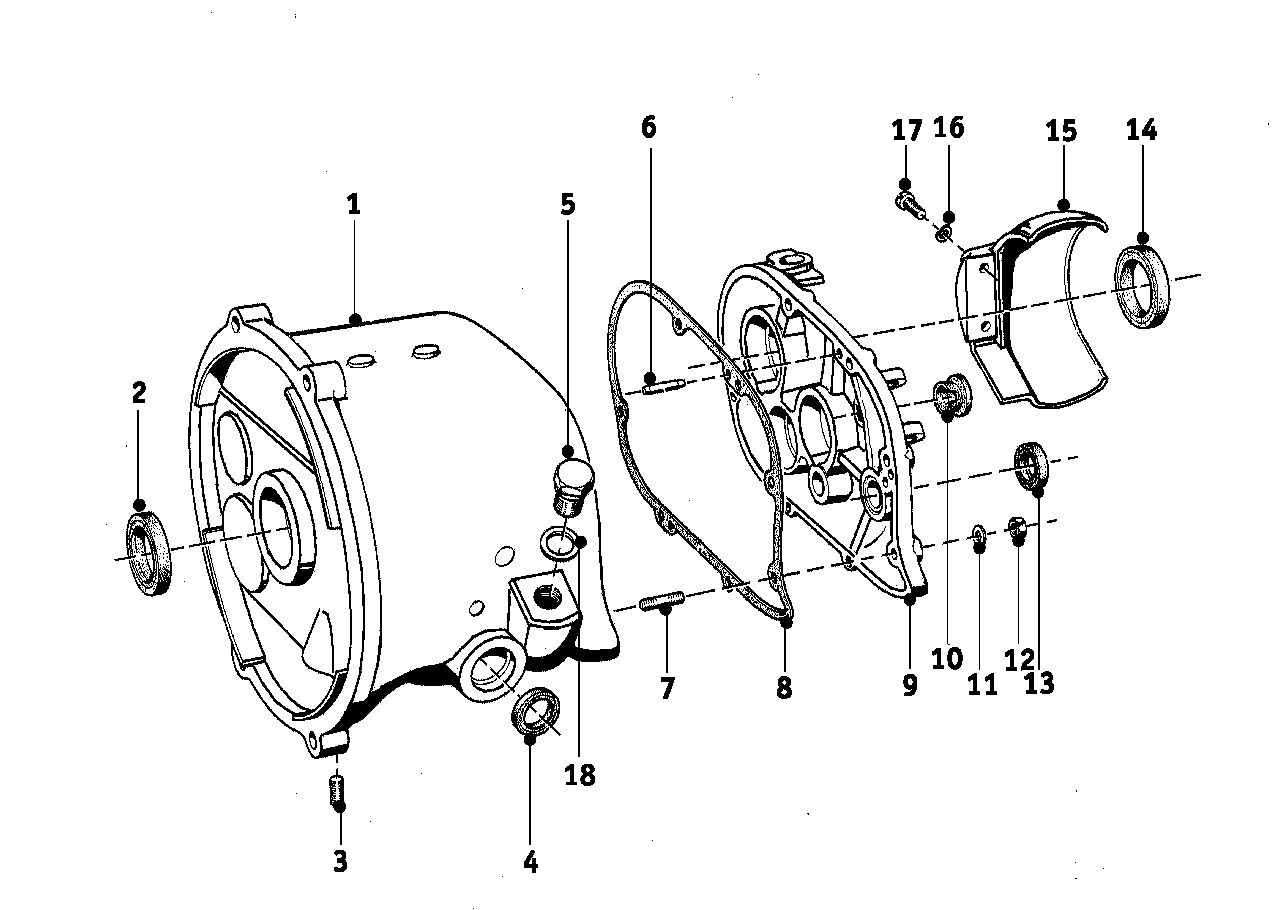 BMW Wellendichtring R50 R60 R75 R90 R90S R45 R45T R65 R65T R24 R25 R26 R27 R51 R67 R68 R69 23121338741