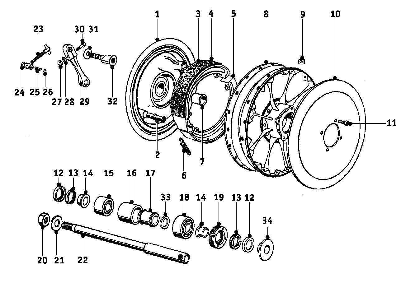 BMW Distanzscheibe R50 R60 R75 R90 R90S R45 R45T R65 R65T R26 R27